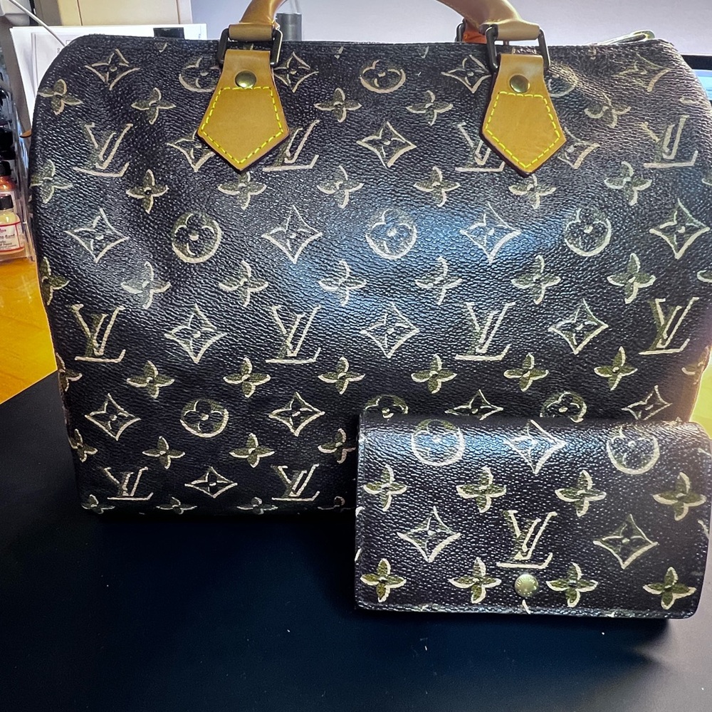 Louis viutton, speedy 30 and wallet.Authentic!!!!